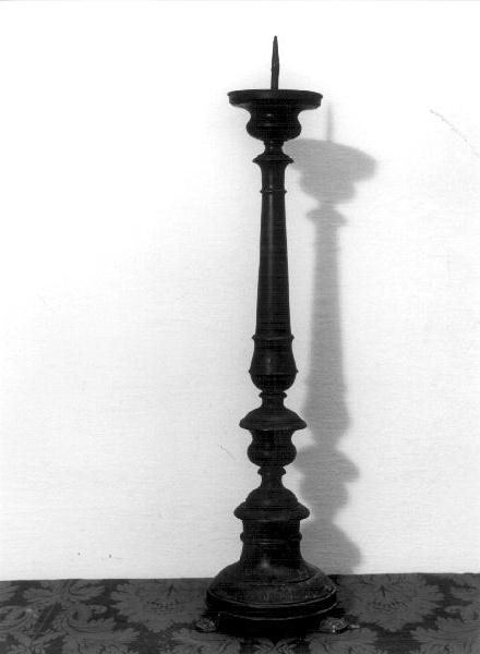 candeliere, opera isolata - PRODUZIONE GENOVESE (prima metà sec. XX)