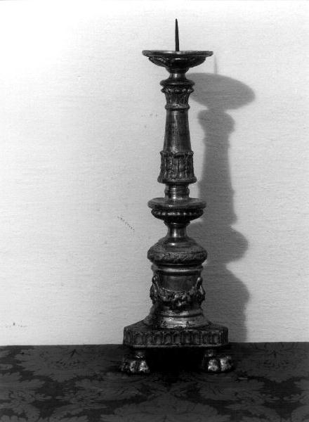 candeliere, coppia - bottega genovese (secc. XVIII/ XIX)