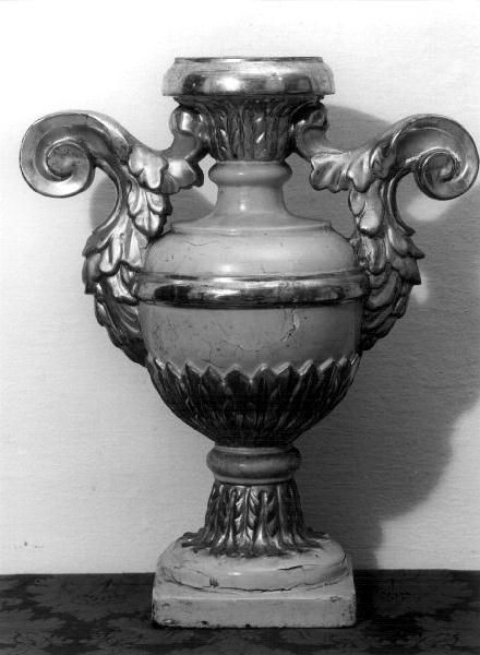 vaso da fiori, serie - bottega genovese (sec. XIX)