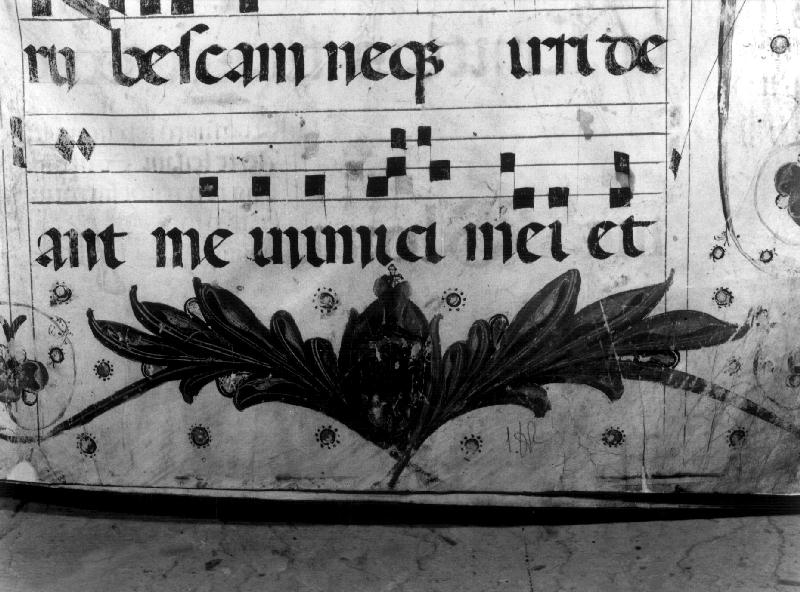 stemma (miniatura, elemento d'insieme) - produzione italiana (sec. XV)