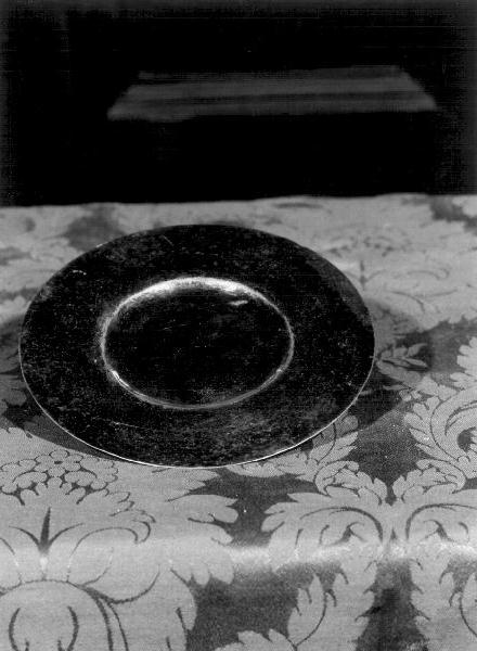 patena, elemento d'insieme - bottega genovese (secc. XVIII/ XIX)
