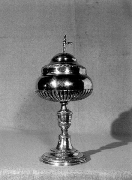 pisside, opera isolata - bottega genovese (sec. XIX)