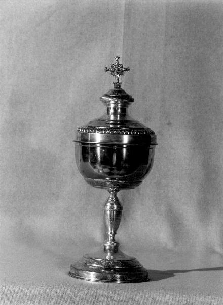 pisside, opera isolata - bottega genovese (secc. XIX/ XX)