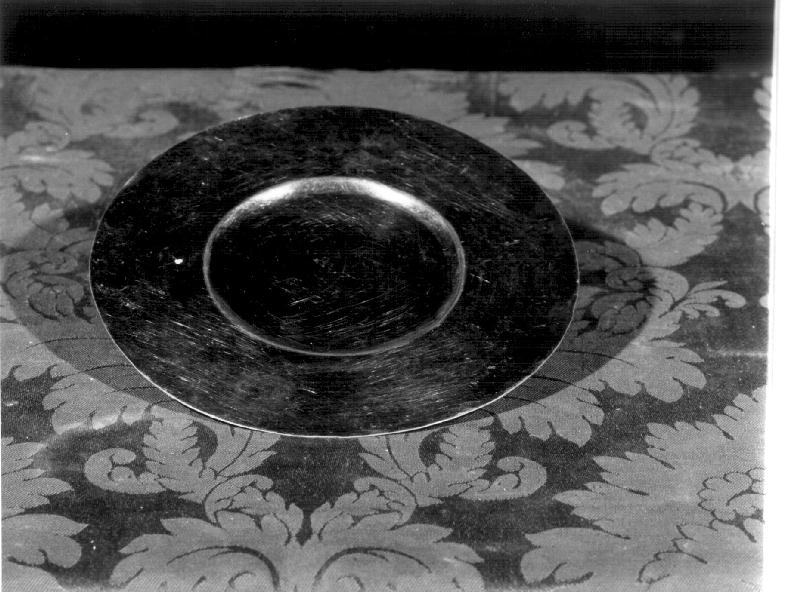 patena, opera isolata - bottega genovese (sec. XVIII)
