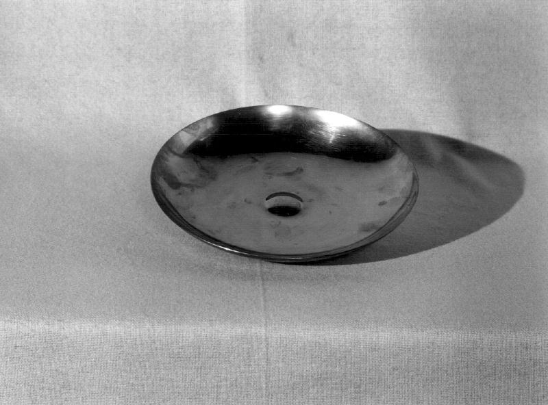 patena, opera isolata - bottega ligure (sec. XX)