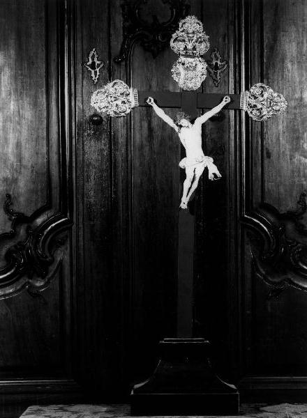 croce da tavolo, opera isolata - bottega genovese (prima metà sec. XIX)