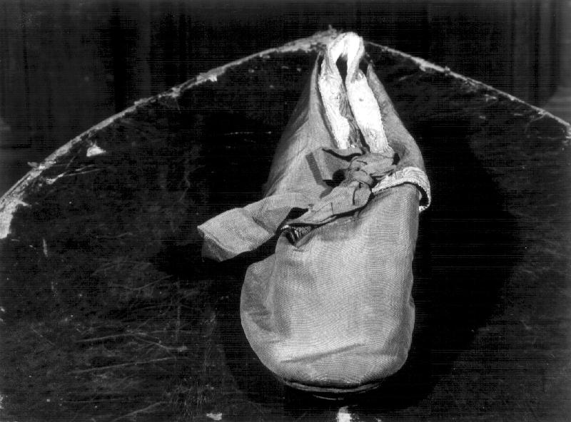 pantofola cerimoniali, paio - manifattura ligure (fine/inizio secc. XIX/ XX)