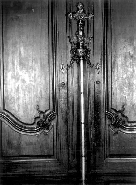 croce processionale, opera isolata - bottega genovese (prima metà sec. XIX)