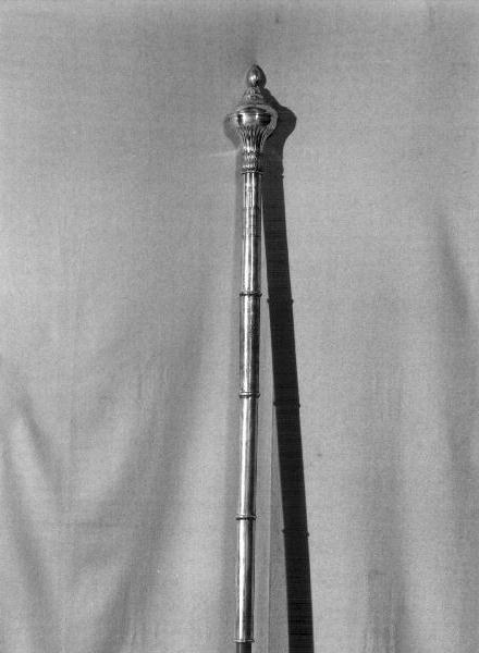 mazza processionale, coppia - bottega genovese (sec. XIX)