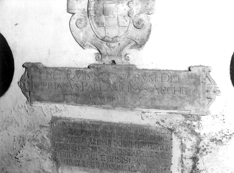 lapide, opera isolata - bottega genovese (sec. XVI)