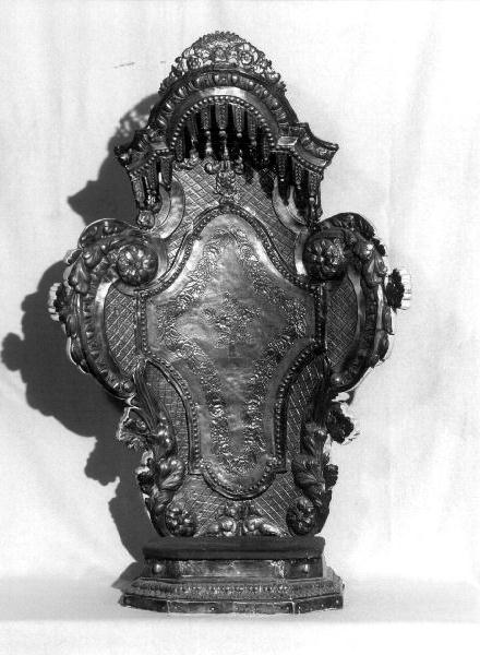 tronetto per esposizione eucaristica, opera isolata - bottega genovese (sec. XIX)