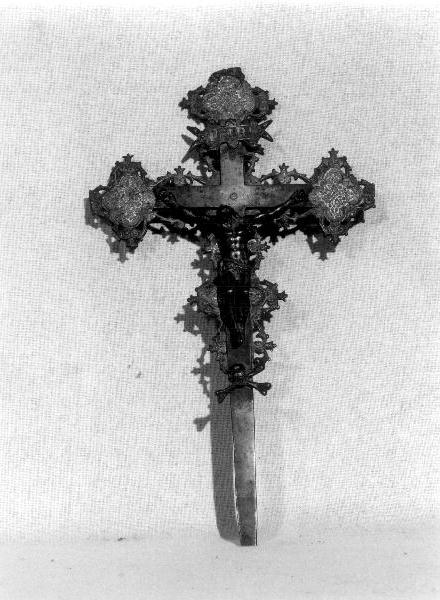 Cristo crocifisso (crocifisso, opera isolata) - produzione italiana (secc. XVI/ XVII)