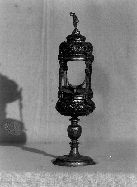 ostensorio architettonico, opera isolata - bottega genovese (seconda metà, seconda metà sec. XVI, sec. XIX)