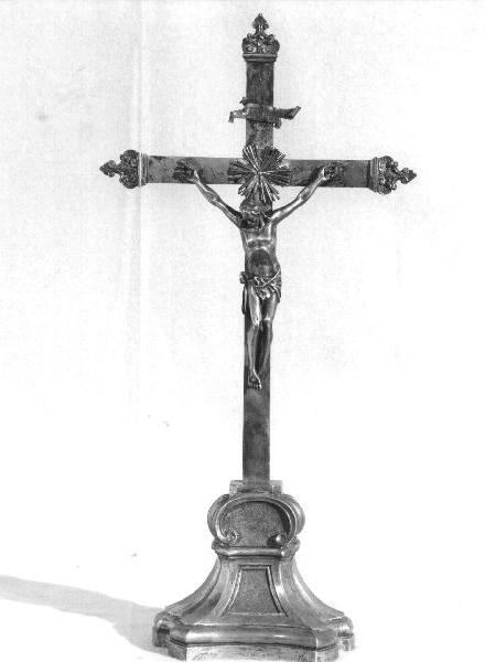 Cristo crocifisso (croce da tavolo, opera isolata) - bottega veneta (ultimo quarto sec. XVIII)