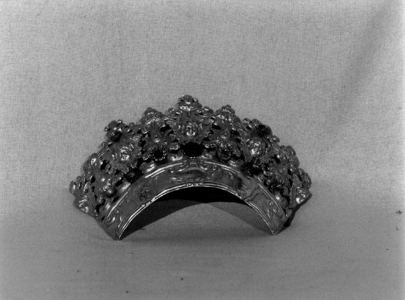 corona, elemento d'insieme - produzione romana (sec. XVII)