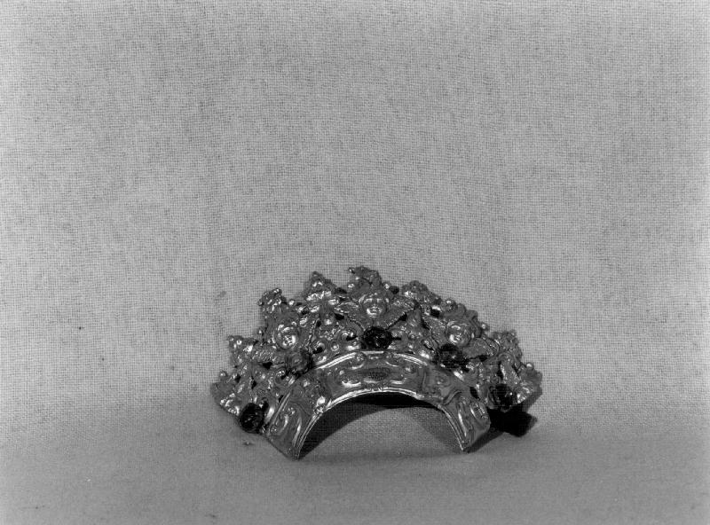 corona, elemento d'insieme - produzione italiana (sec. XVII)