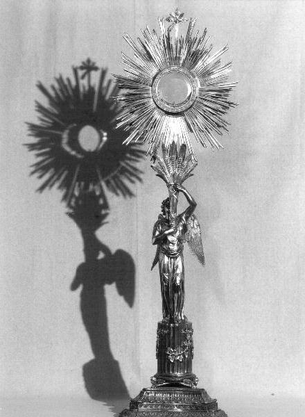 ostensorio, opera isolata - bottega genovese (sec. XIX)