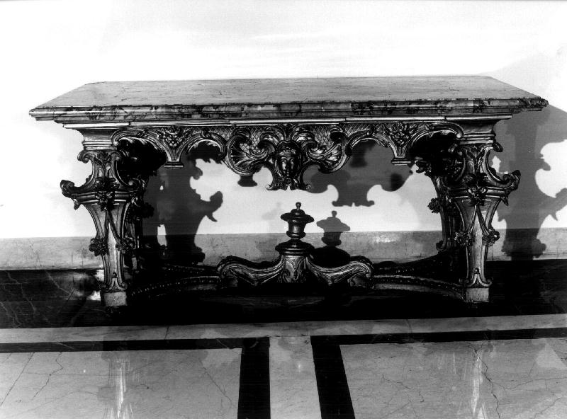 console, opera isolata - bottega genovese (seconda metà sec. XVII)