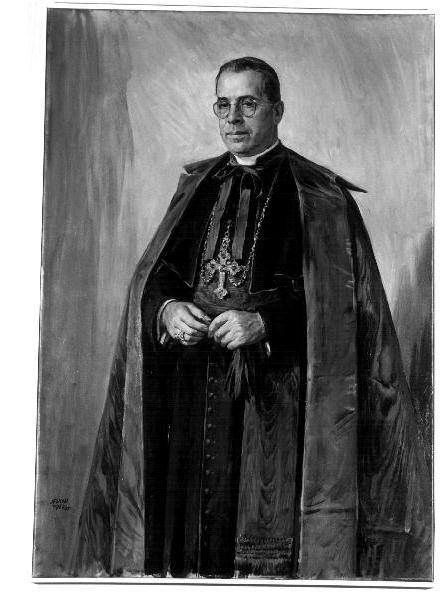 monsignor Delle Piane (dipinto, opera isolata) di Fuchs S (metà sec. XX)