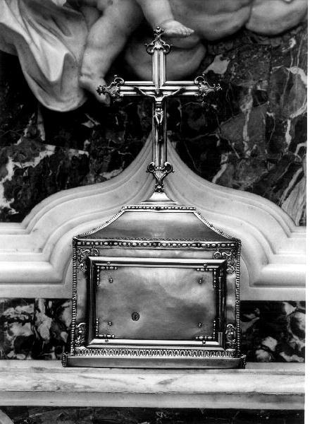 tabernacolo, elemento d'insieme - bottega italiana (seconda metà sec. XIX)