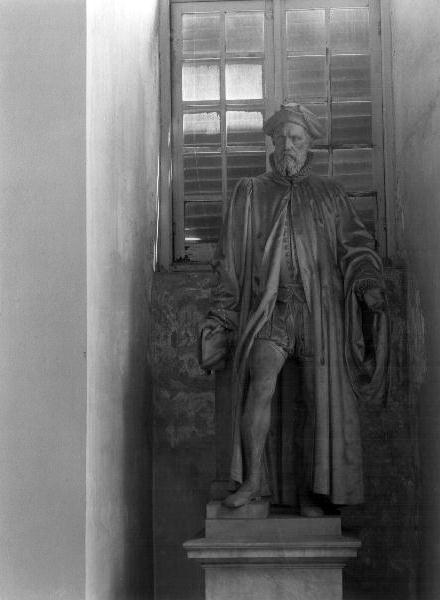 figura maschile (statua, elemento d'insieme) di Varni Santo (terzo quarto sec. XIX)