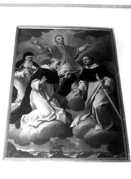 Santi domenicani (dipinto, opera isolata) - ambito ligure (secc. XVII/ XVIII)