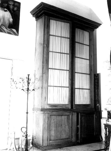 libreria, coppia - PRODUZIONE LIGURE (seconda metà sec. XIX)