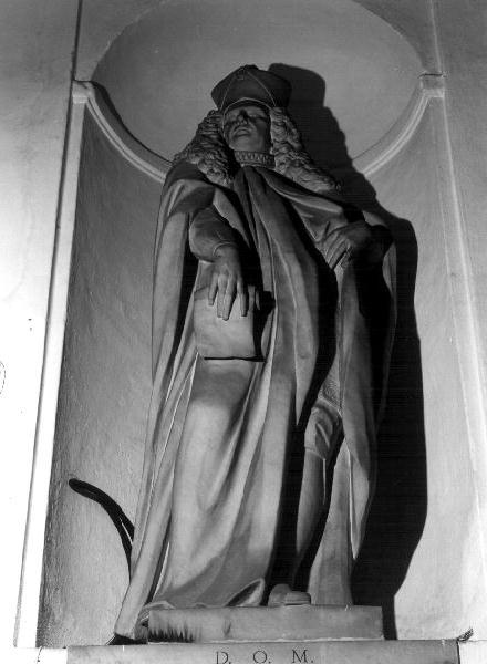 figura maschile (statua, elemento d'insieme) - bottega genovese (sec. XVIII)