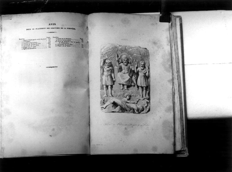 reperti archeologici (stampa, elemento d'insieme) di Lamaitre Clara (sec. XIX)