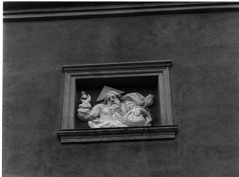 Dio Padre benedicente (rilievo, opera isolata) - bottega italiana (fine sec. XVI)