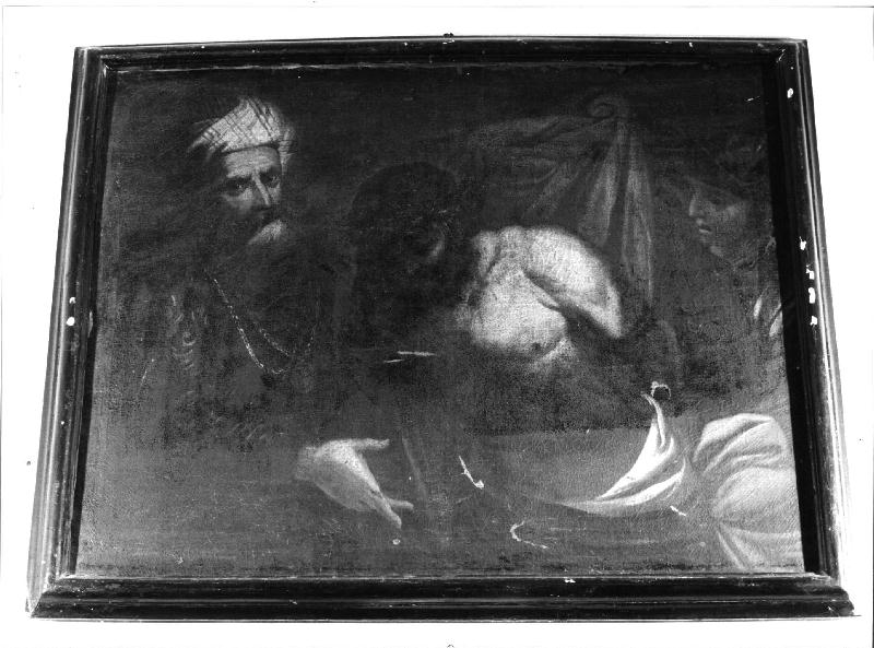 ECCE HOMO (dipinto, opera isolata) - ambito veneto (prima metà sec. XVII)