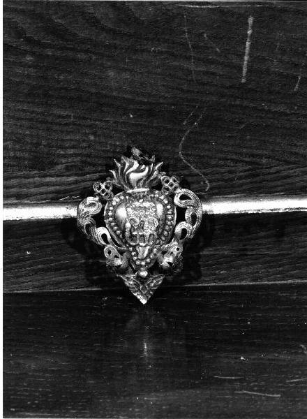 motivi decorativi/ cherubino (ex voto, opera isolata) - bottega italiana (seconda metà sec. XIX)