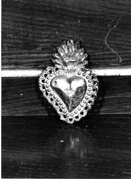 ex voto, opera isolata - bottega italiana (seconda metà sec. XIX)