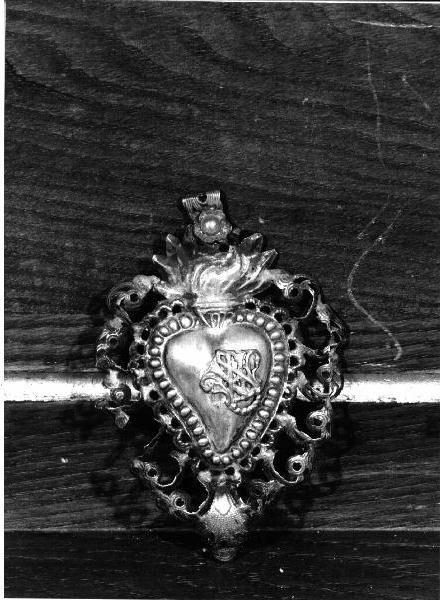 ex voto, opera isolata - bottega italiana (seconda metà sec. XIX)