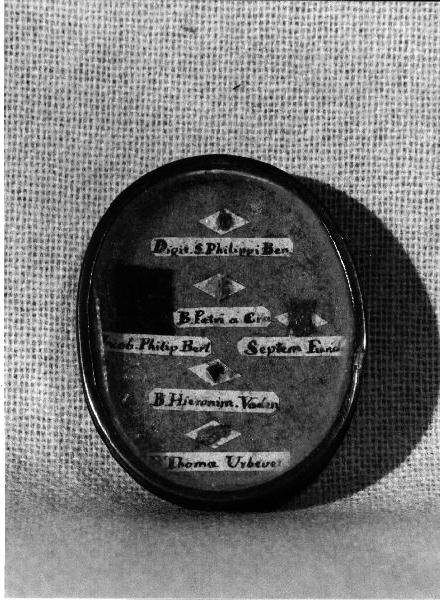 reliquiario, opera isolata - produzione italiana (secc. XIX/ XX)