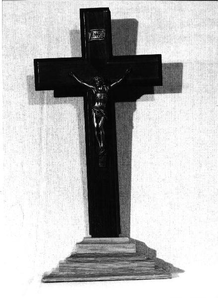 CRISTO CROCIFISSO (crocifisso, opera isolata) - produzione italiana (sec. XX)