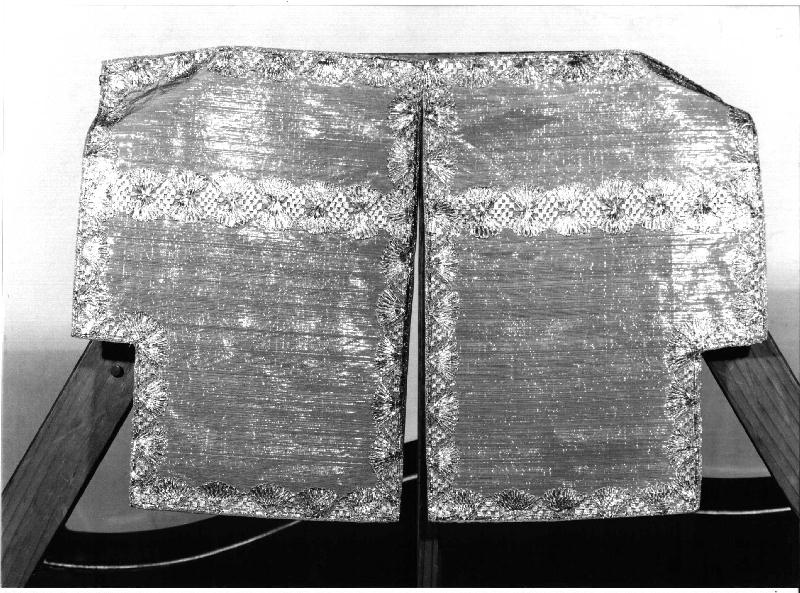 conopeo di tabernacolo, opera isolata - manifattura ligure (secc. XIX/ XX)