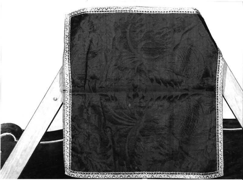 velo di calice, elemento d'insieme - manifattura ligure (primo quarto sec. XIX)