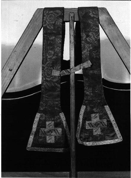 motivi decorativi floreali (stola, opera isolata) - manifattura ligure (prima metà sec. XX)