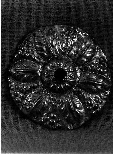 fiore (decorazione plastica, opera isolata) - bottega genovese (secc. XIX/ XX)