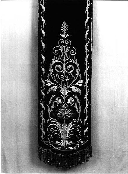 motivi decorativi vegetali (fusciacco, elemento d'insieme) - manifattura ligure (ultimo quarto sec. XIX)