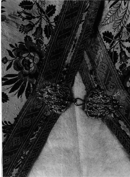 fibbia, elemento d'insieme - bottega ligure (secc. XIX/ XX)