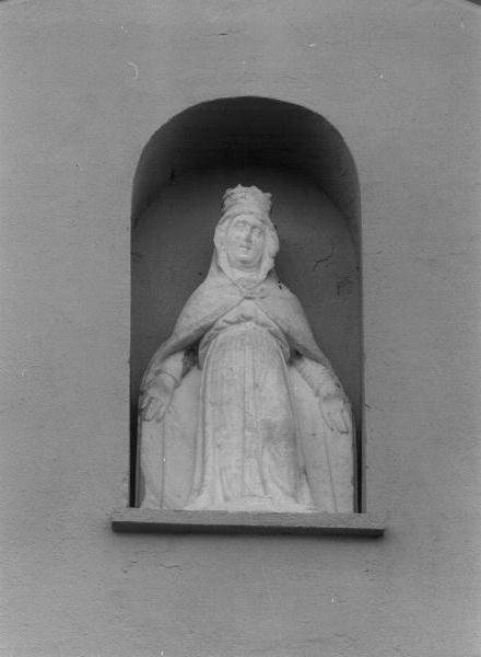 MADONNA DELLA MISERICORDIA (statua, opera isolata) - bottega italiana (prima metà sec. XVII)