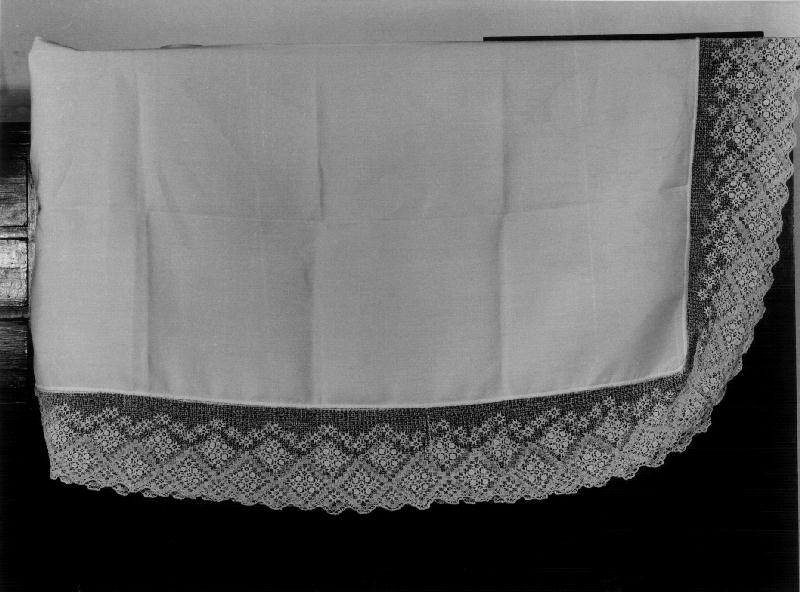 tovaglia d'altare, opera isolata - manifattura italiana (seconda metà sec. XIX)