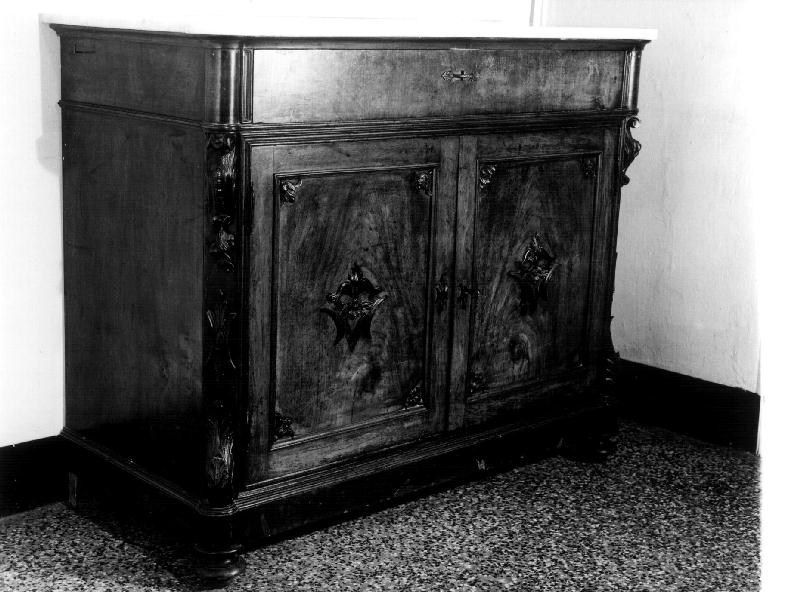 cassettone, opera isolata - bottega italiana (seconda metà sec. XIX)