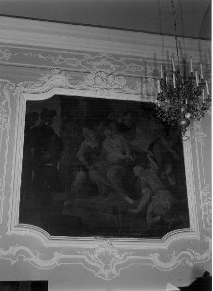 CRISTO DERISO (dipinto, opera isolata) - ambito ligure (sec. XVII)