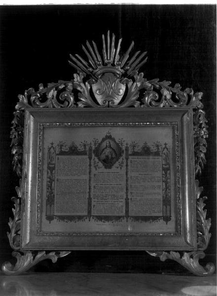 MOTIVI DECORATIVI FLOREALI (cartagloria, elemento d'insieme) - bottega ligure (sec. XVIII)