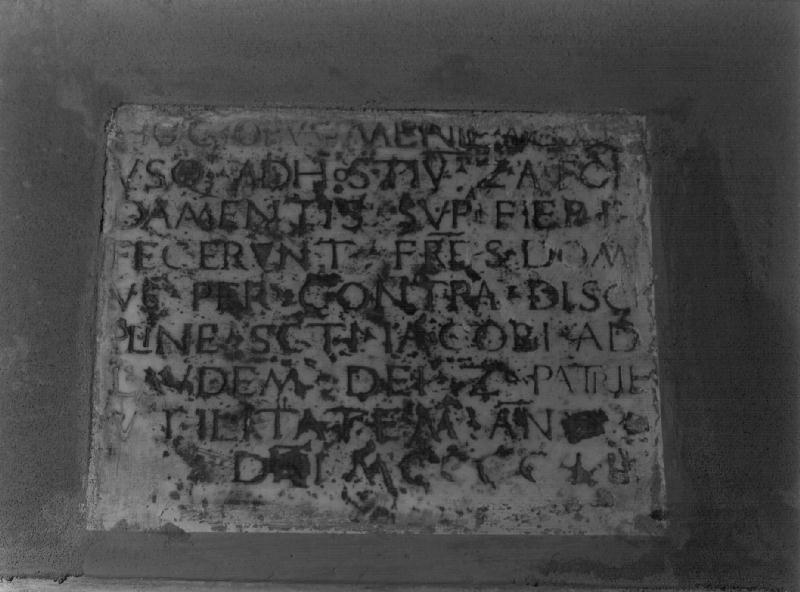 lapide, opera isolata - bottega ligure (prima metà sec. XV)