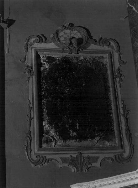 motivi decorativi a volute/ motivi decorativi vegetali/ motivi decorativi floreali/ cherubini (decorazione plastica, elemento d'insieme) - PRODUZIONE LIGURE (seconda metà sec. XVIII)