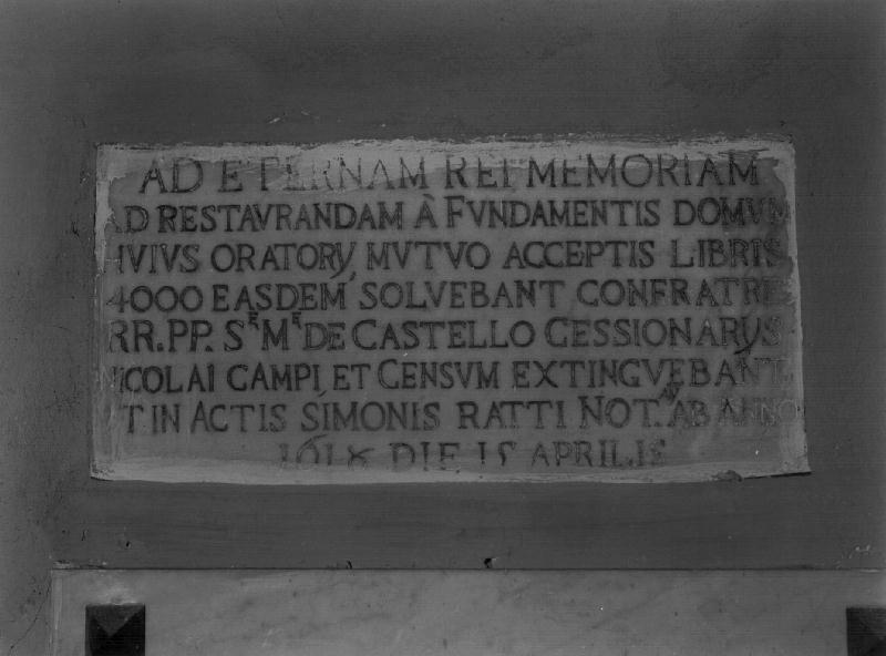 lapide, opera isolata - bottega ligure (sec. XVII)